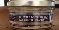 rillettes de truite bio au piment d’espelette