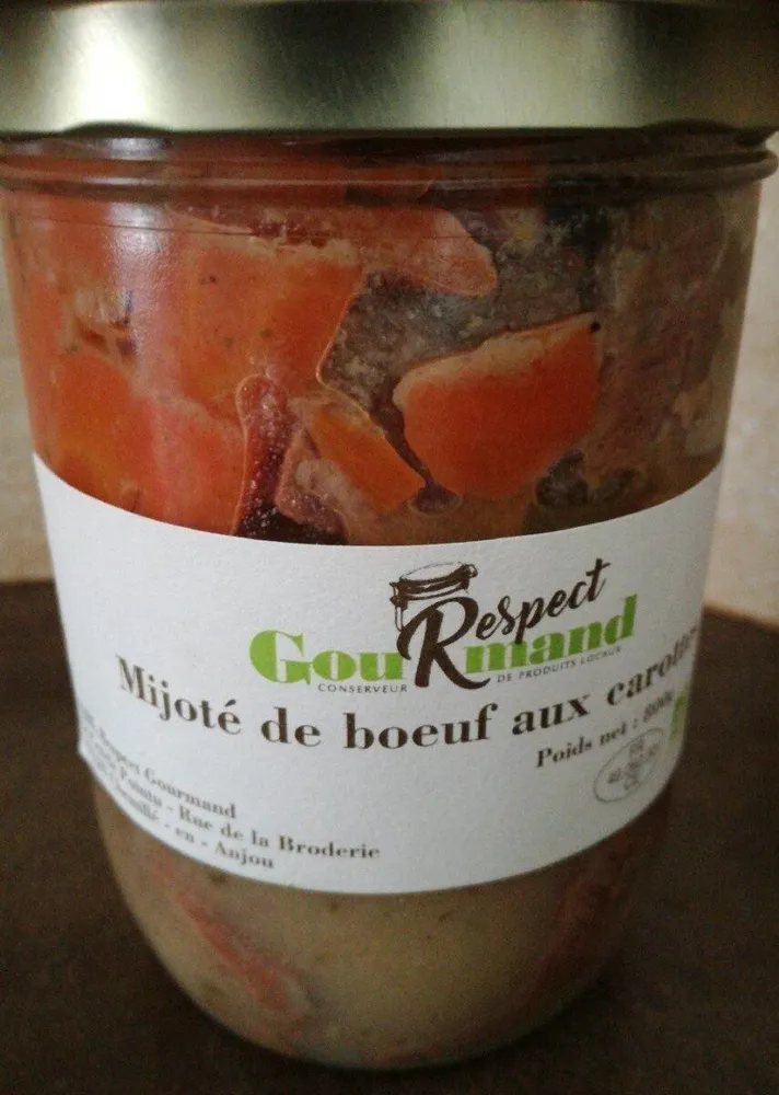 Mijoté de boeuf aux carottes