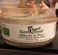 Effiloché de porc à l'Anjou rouge et oignons rissolés