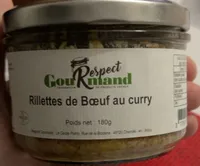 Rillettes de bœuf au curry
