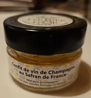 Confit de vin de champagne au safran des Volcans
