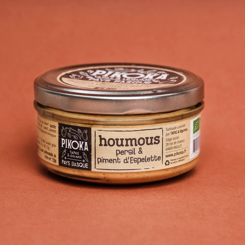 Houmous bio persil & piment d'espelette