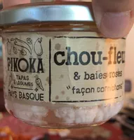 Chou-fleur et baies roses - façon cornichons