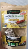 Tartine de graines aux 5 graines pré-germées