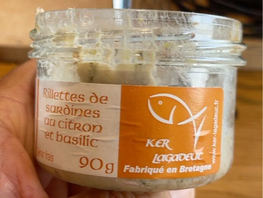 Rillettes de sardines au citron et basilic