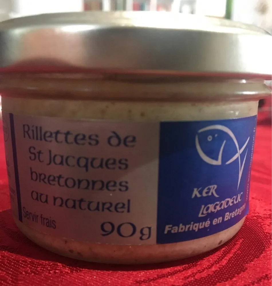 Rillettes de saint jacques bretonnes au naturel