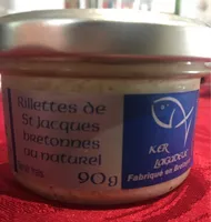 Rillettes de saint jacques bretonnes au naturel