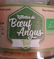 Rillettes de bœuf angus bio