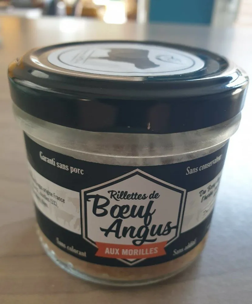 Rillettes de Boeuf Angus aux Morilles