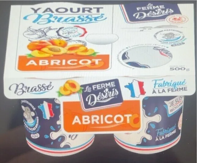 Yaourt brassé abricot