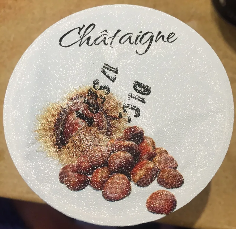 Yaourt brassé aromatisé chataigne