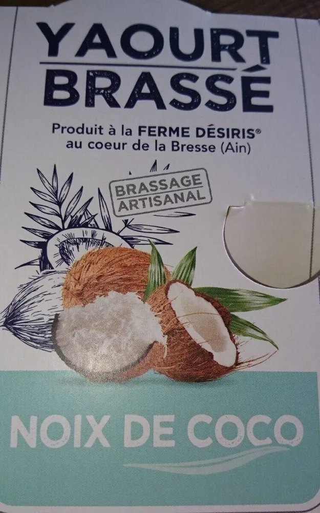 Yaourt brassé noix coco