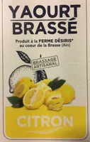 Yaourt brassé citron