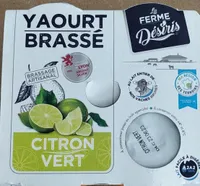 Yaourt brassé citron vert
