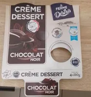 Crème dessert chocolat noir