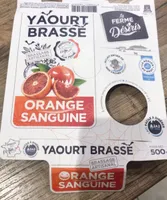 Yaourt brassé orange sanguine
