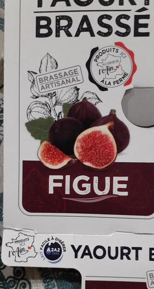 Yogourt brassé  figue