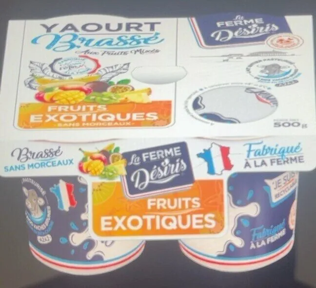 Yaourt brassé Fruits Exotiques