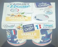 Yaourt brassé Vanille
