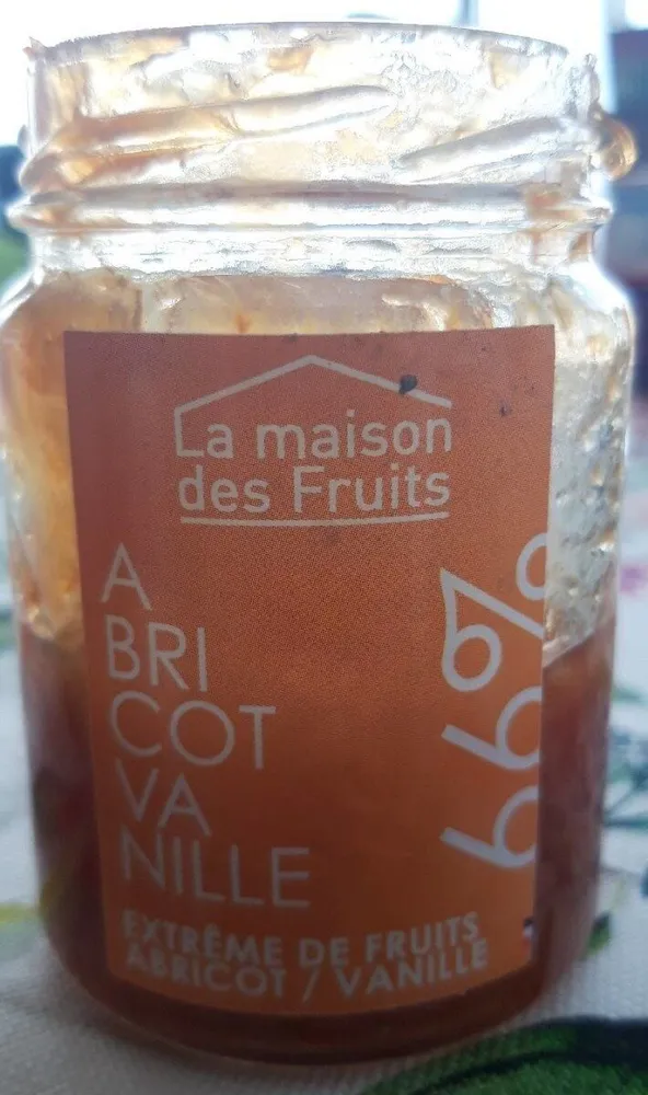 Confiture abricot vanille