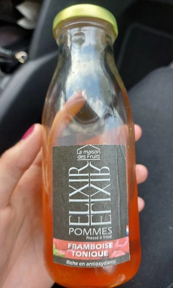 Élixir de pomme framboise tonique