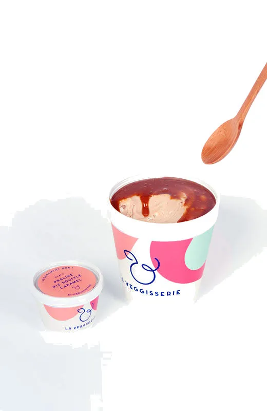 Glace Praliné Caramel Riz Soufflé