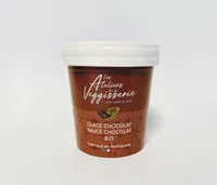 Glace chocolat sauce chocolat