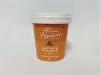 Glace praliné sauce caramel