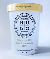Glace vanille sauce caramel