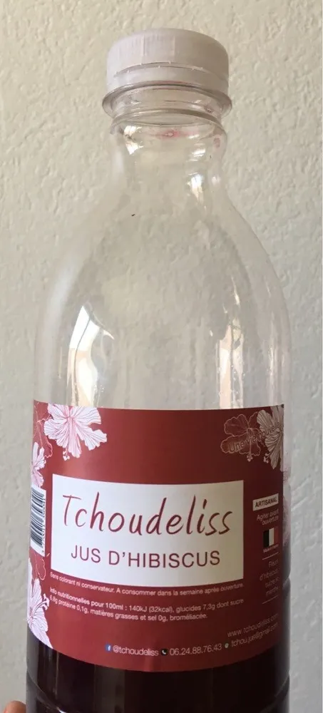 Tchoudeliss jus d'hibiscus