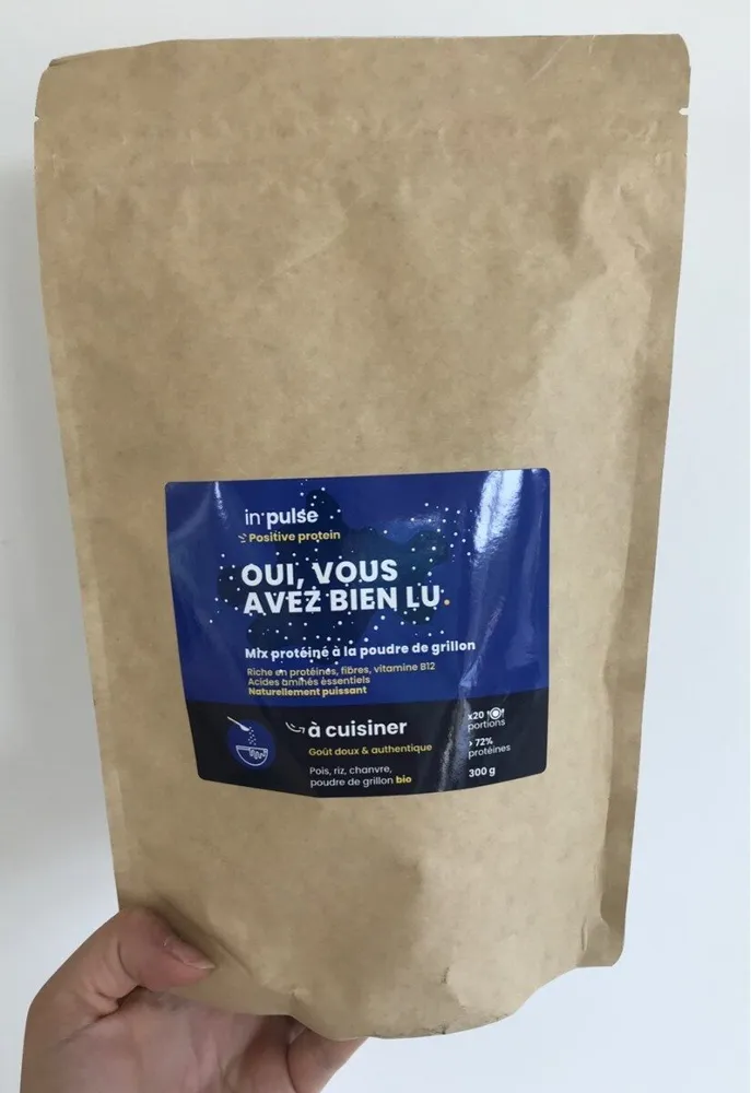 Mix protéiné à la poudre de grillon