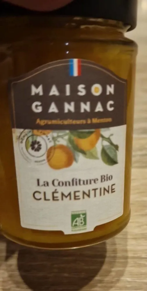 Confiture bio clementine