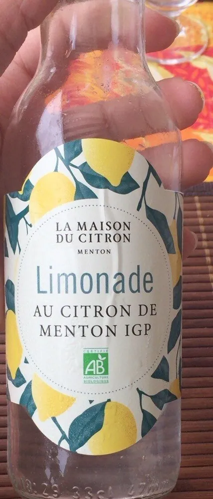 Limonade au citron de Menton