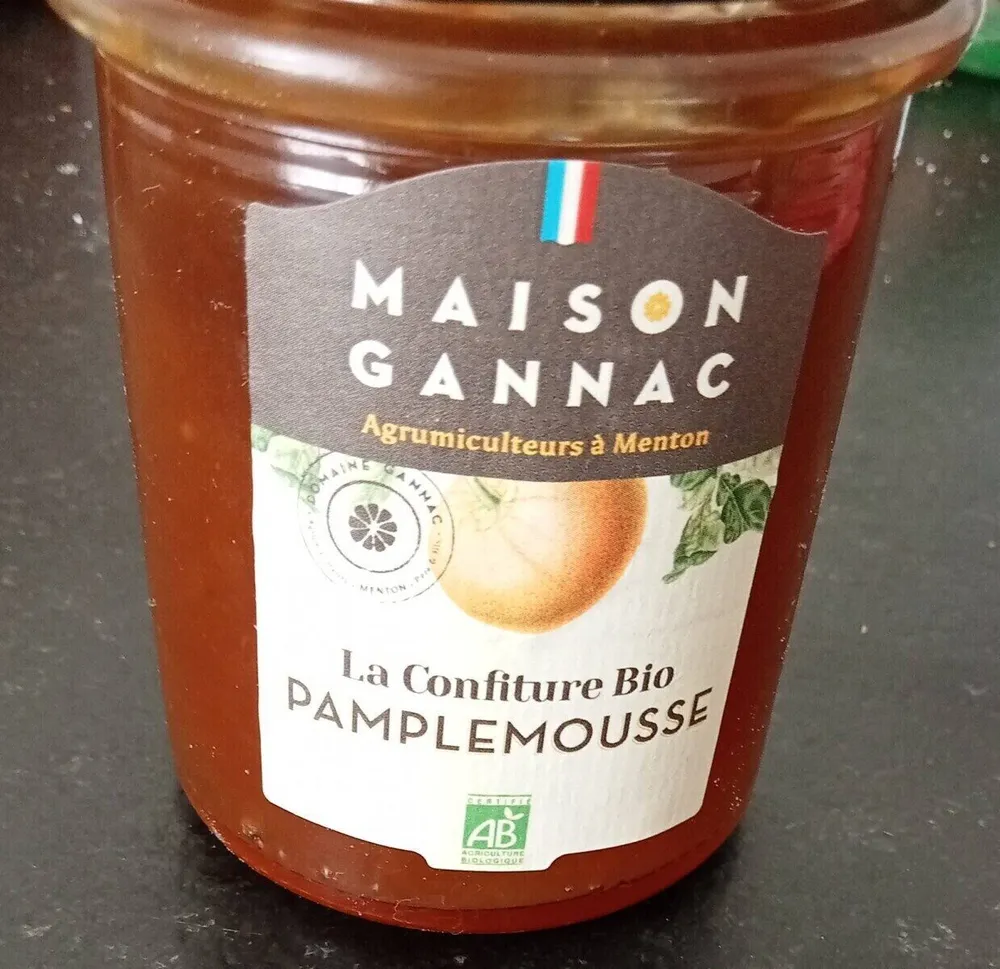 La confiture bio pamplemousse