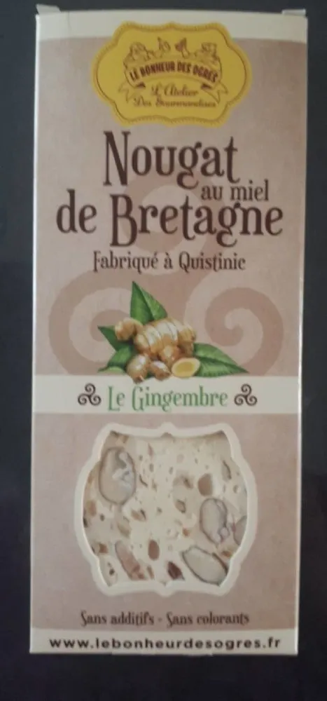 Nougat au miel de Bretagne