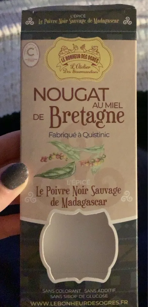 Nougat au miel de bretagne