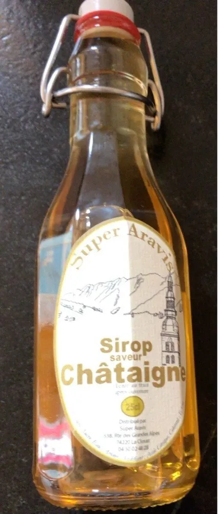 Sirop saveur chataigne