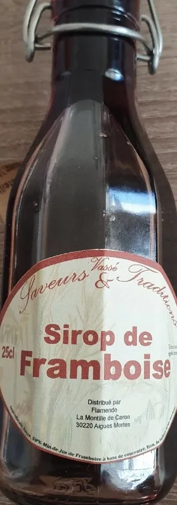 Sirop de framboise