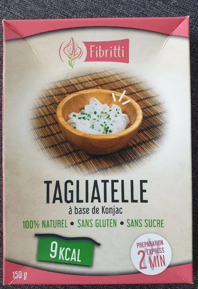 Tagliatelle à base de Konjac