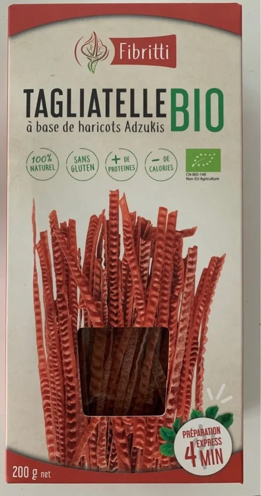 Tagliatelle bio haricots Adzukis