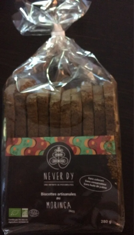Biscottes artisanales au moringa