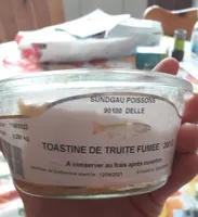 Toastine de truite fumée 200g