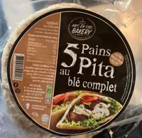 Pain pita au blé complet
