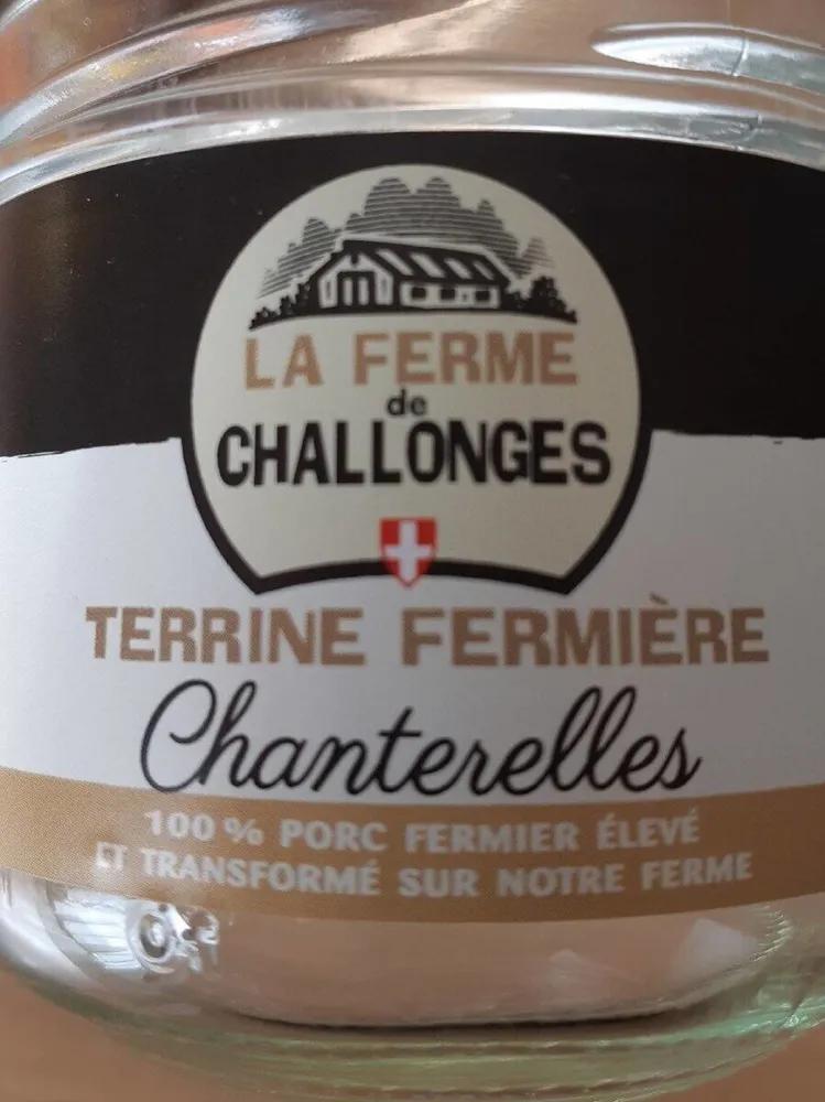 Terrine fermière Chanterelles