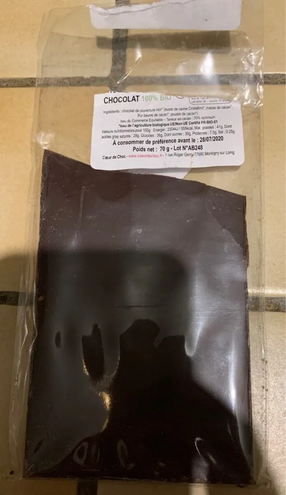 Noir Nature 70% Chocolat