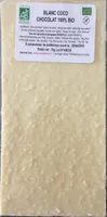 Blanc coco chocolat 100%