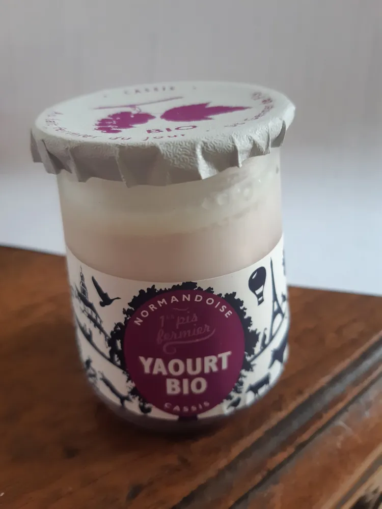 Yaourt Normandoise bio cassis