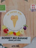Sorbet bio banane