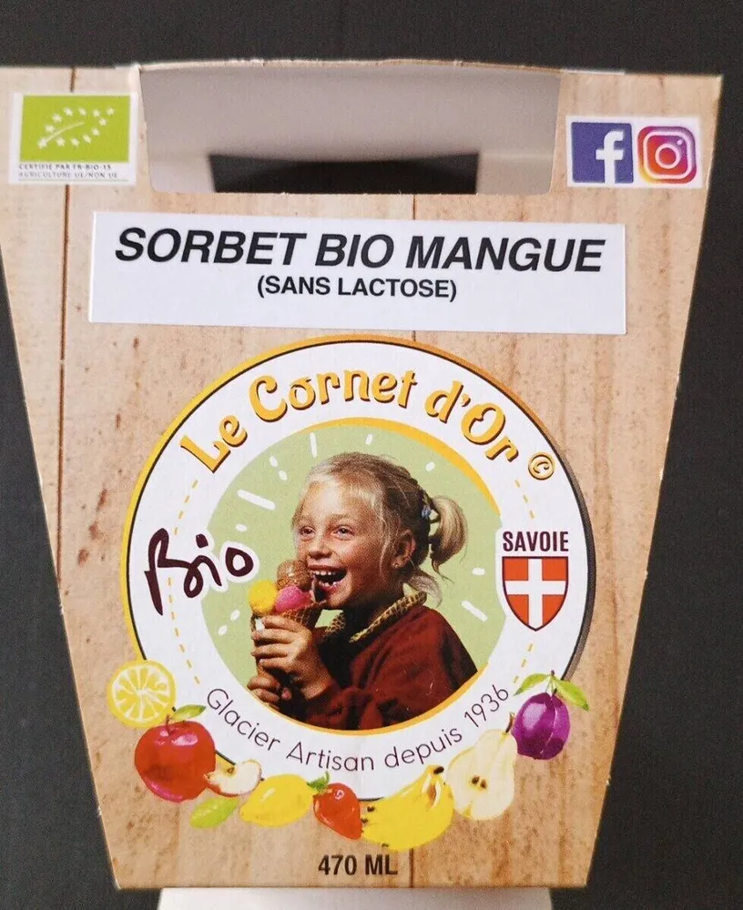 SORBET BIO MANGUE