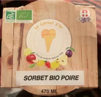 Sorbet bio poire